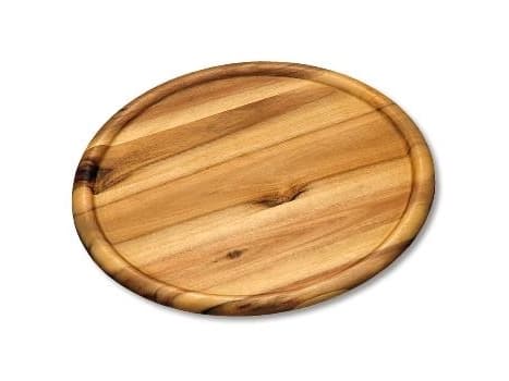Kesper 28462, Skiferplate, Bamboo, Tre, Rund, 320 mm, 320 mm