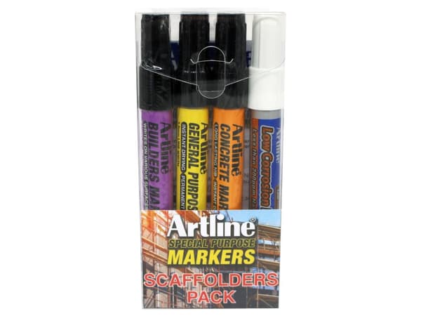 Marker Artline Scaffolders Kit 4-pack
