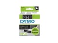 Miniatyrbild 4 av 5: Teckningsband Dymo D1, 12 mm, vit/svart