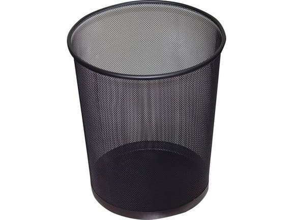 Trash bin QCONNECT Trash bin black (kf00871)