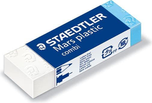 STAEDTLER Mars plast combi - Udvisker - 6,5 x 2,3 x 1,3 cm