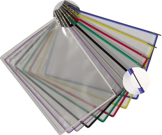 Tarifold Lommer PVC A4 10st Blå