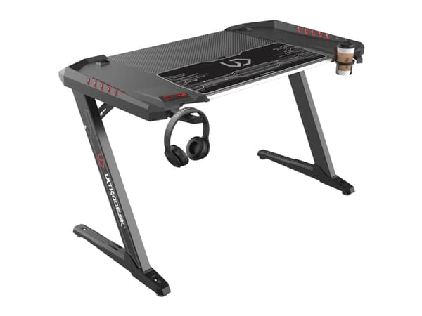Ultradesk ROCKET, Rett, Friform, Sort, 1290 mm, 780 mm, 785 mm