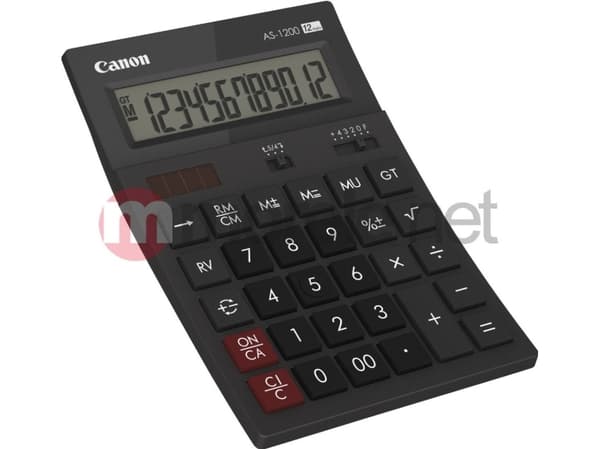 Canon AS1200HB, Työpöytä, Perus, 12 lukua, Akku/Aurinko, Harmaa