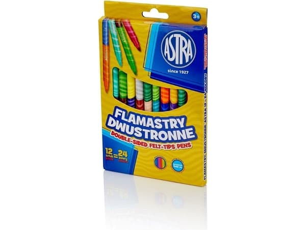 Astra double-sided markers 12pcs=24 colors (314118001)