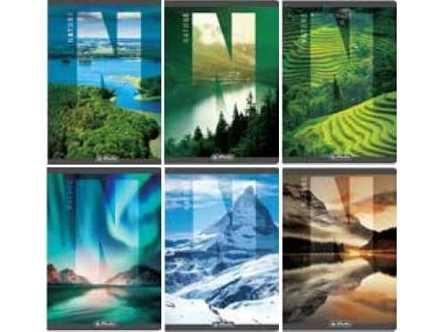 Herlitz Notebook A5/80K Nature line (5 pcs)