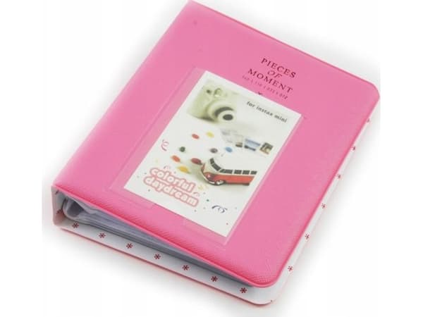 LoveInstant Album for 64 bilder for Fujifilm INSTAX MINI 7 8 9 11 - Rosa