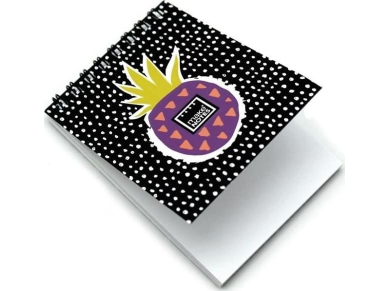 Make Notes Sweet pineapple Kolonotes A7/64K black smooth