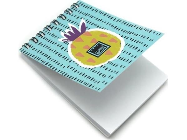 Make Notes Sweet pineapple Kołonotes A7/64K niebieski gładki