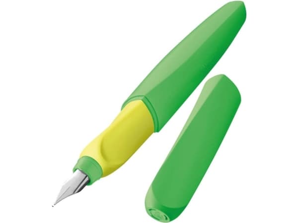 Pelikan 807258, Vihreä, Patruunatäyttöjärjestelmä, Ruostumaton teräs, Molempikätinen, Saksa