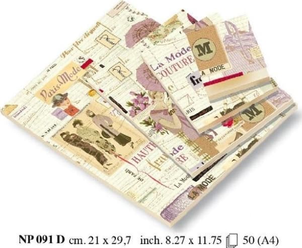 Rossi decorative A4 notebook