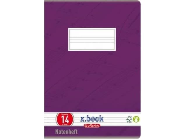 Herlitz Notebook for notes A5/8K BCH mix (10 pcs)