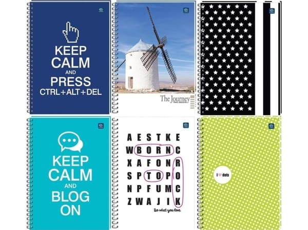 Interdruk Notebook A4/80K Grid (5 kpl)