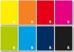Interdruk Notebook A4/96K UV grid One Color (5 pcs)
