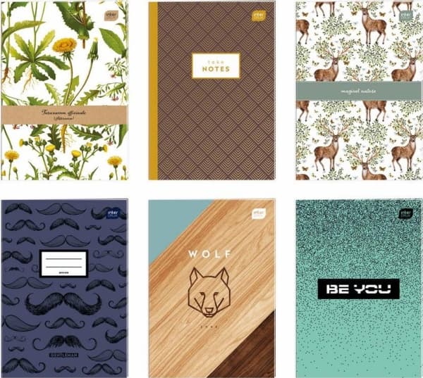 Interdruk Notebook A4/80K line (5 pcs)