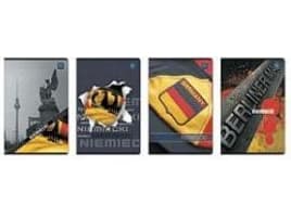 Interprint Notebook A5/60 themed pages German