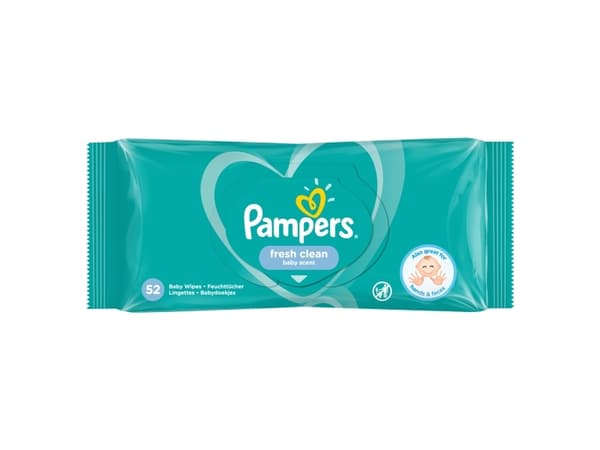 Pampers Fresh Clean 8001841041360, Vauvan kosteuspyyhe, Dermatologisesti testattu, Hypoallergeeninen, PH on neutraali