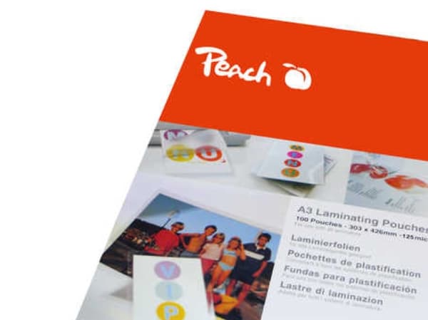 Peach PP525-01, Kiiltävä, A3, 100 kpl