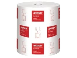 Stifter KATRIN CLASSIC SYSTEM M2 håndkle, rull, 2-lags, hvit, 210 mm x 160 m