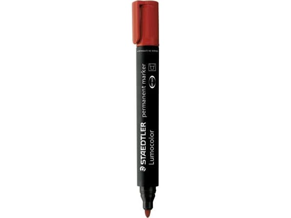 STAEDTLER Lumocolor 352 - Markør - permanent - rød - 2 mm