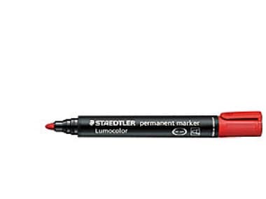 STAEDTLER Lumocolor 352 - Markør - permanent - rød - 2 mm