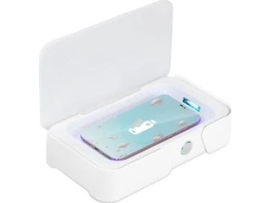 SENIX Multifunctional device for sterilization with UV light with wireless charging for smartphones S-004W