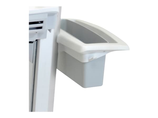 Ergotron StyleView EMR Laptop Cart, Multimediakärry, Valkoinen, Alumiini, Muovi, Kannettava tietokone, 8 kg, 43,9 cm (17.3")