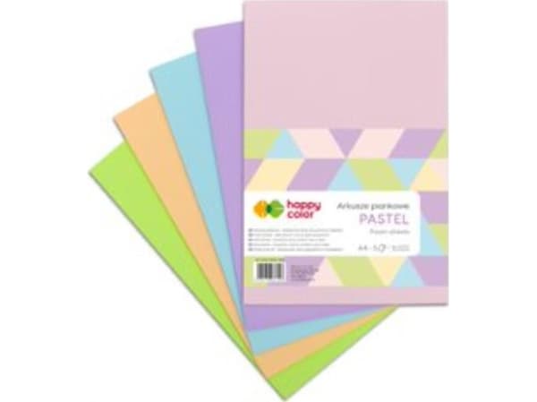 Happy Color Arkusze piankowe A4/5K Pastel 5 kolor. HAPPY COLOR