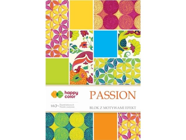 Happy Color Blok Effect Passion 10 arkuszy HAPPY COLOR