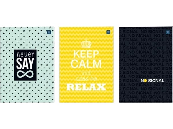 Interdruk Notebook A4/80K check Hybrid MIX (5 pcs)