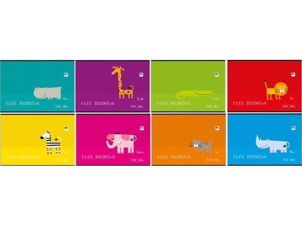 Interdruk Drawing block A4/20K Black & Blue kids (10 pcs)