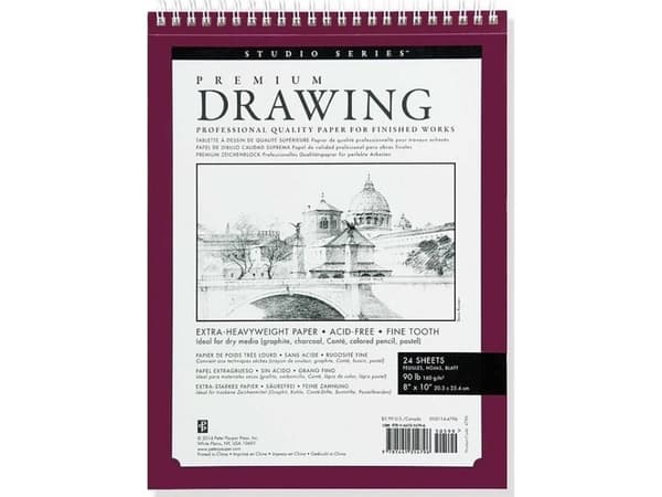 Premium small spiral sketchbook