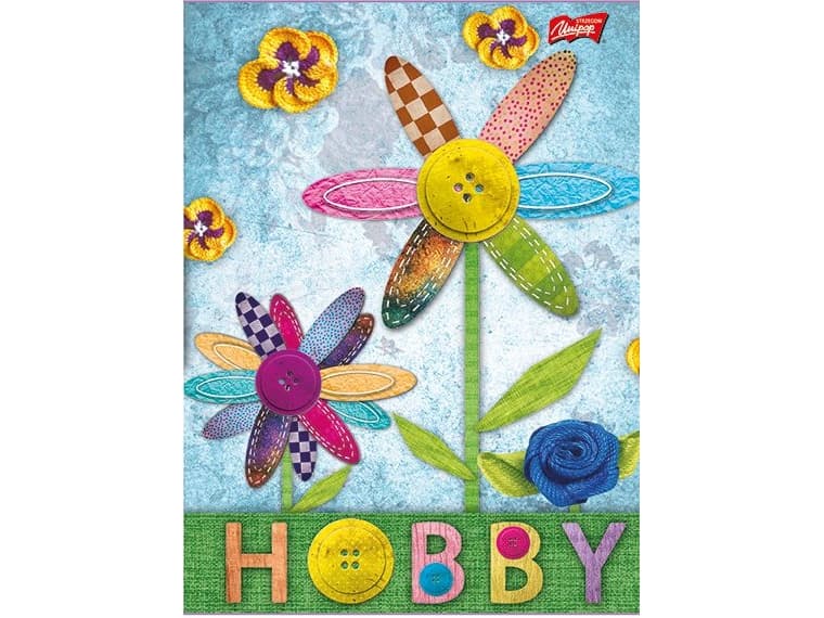 St. Majewski Notebook with laminated cover, A5, 16 sheets, double line, GIRL'S MIX, UNIPAP