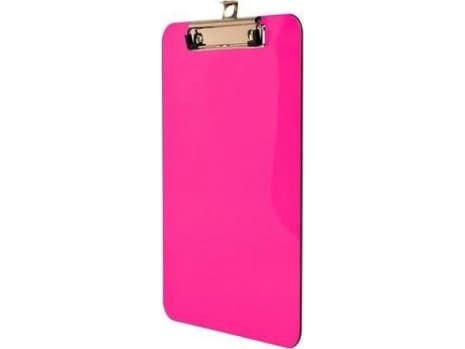 Tetis Board med metallklemme A5, rosa