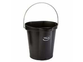 Spand Vikan Hygiejne 6 ltr Sort Rengøring/fødevarekontakt,stk