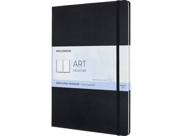 Moleskine Art Watercolor A4 akvarellpute, svart |