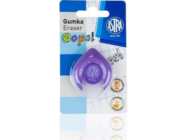 Astra Double-sided eraser for long abrasive/pencil mix ASTRA