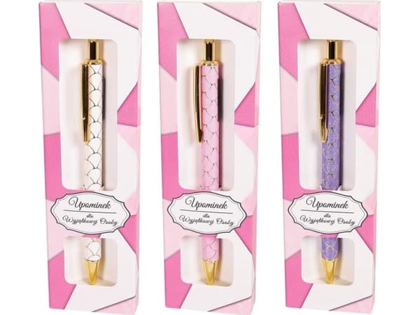 Cresco Długopis Glamour Gift Box mix