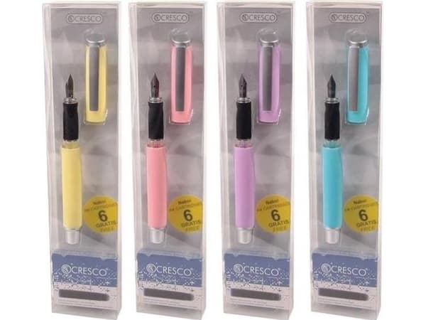 Cresco Pióro wieczne Go Pen Pastel + 6 naboi