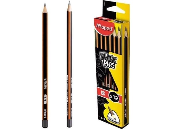 Maped Blackpeps B blyant (12 stk) MAPED