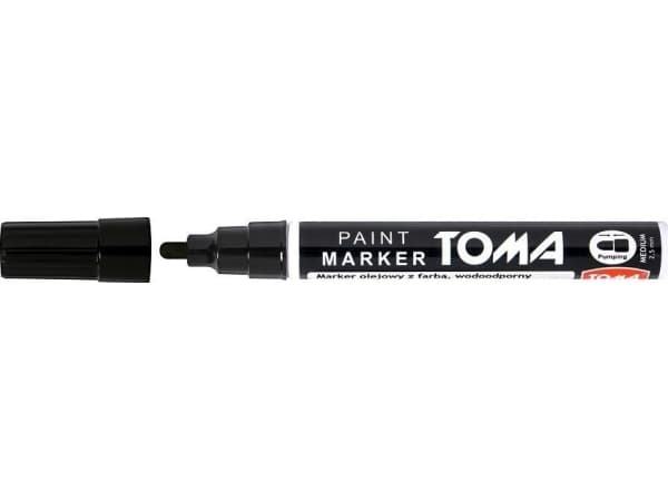 Tom Oil OIL MARKER END 2.5 MM BLACK - shopping for companies - TO-440Z34
