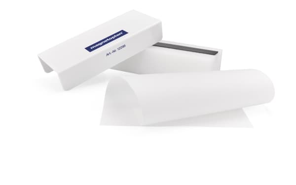 Magnetoplan 12295, Taulupyyhin, Valkoinen, Laatikko, 1 kpl