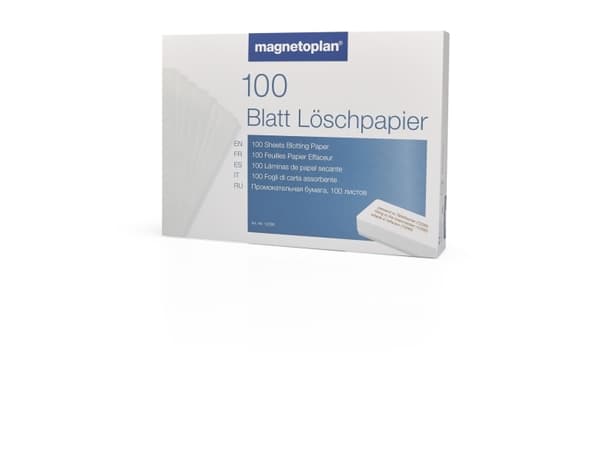 Magnetoplan 12296, Trekkpapir, Hvit, Boks, 100 stykker
