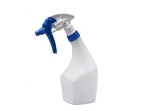 Flaske Bruse 700ml med Hoved uden Navn Hvid/Blå,1 stk