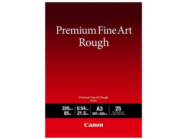 Canon Premium FA-RG1 - Grov - 21,5 mil - A3 (297 x 420 mm) - 320 g/m² - 25 ark konstpapper - för imagePROGRAF PRO-1000