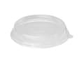 Pikkukuva 5 / 5: Muovikansi Ø212 mm Pyöreä RPET Kirkas korkea Duni salaattikulhoon Bagasse,4 kpl x 40 kpl/krt