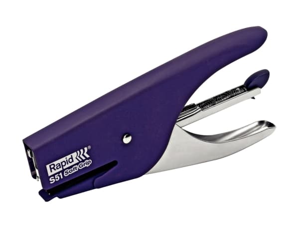Häftapparat Rapid S51 Soft Grip lila