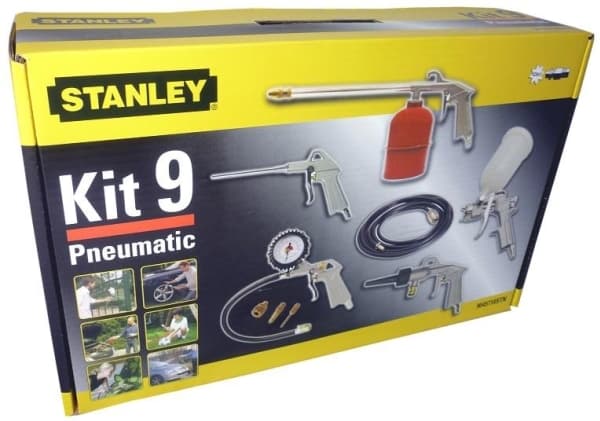 STANLEY PNEUMATIC TOOL SET 9 pcs.