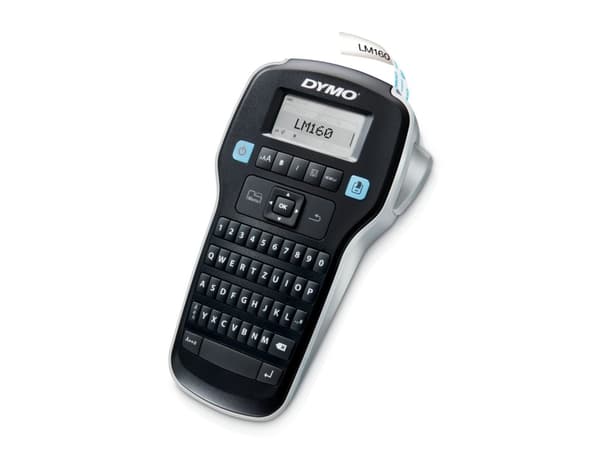 DYMO LabelManager ™ 160 QWERTZ, QWERTZ, D1, Lämpösiirto, 180 x 180 DPI, 12 mm/s, AAA