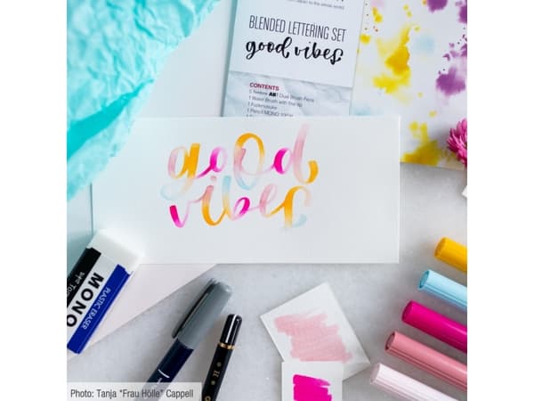 Tombow kuitukärkikynät Blended Lettering Good Vibes 10 kpl ( BS-FH2 )